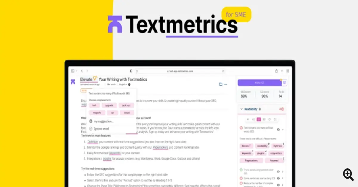Textmetrics Appsumo Lifetime Deal